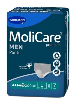 MoliCare Premium MEN PANTS 5 Drops Large 7 Pack