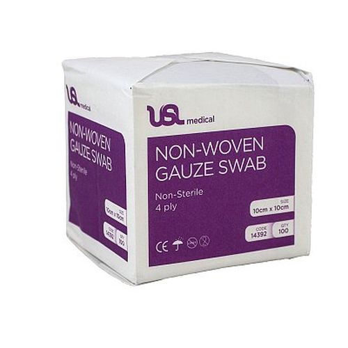 Non Woven Gauze Swab 4ply 10x10cm