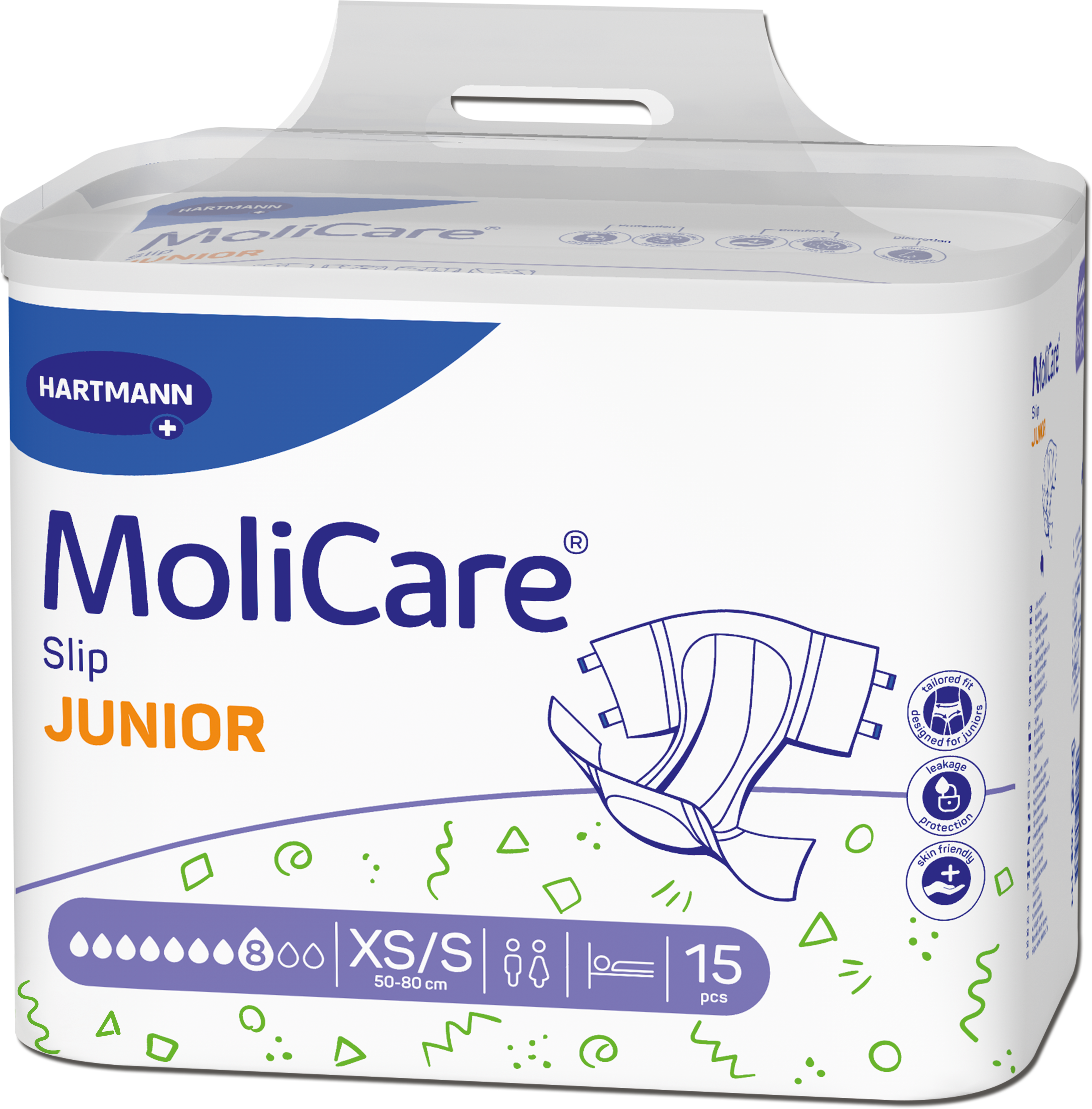 MoliCare Slip Junior 8D XS/S 15 Pack