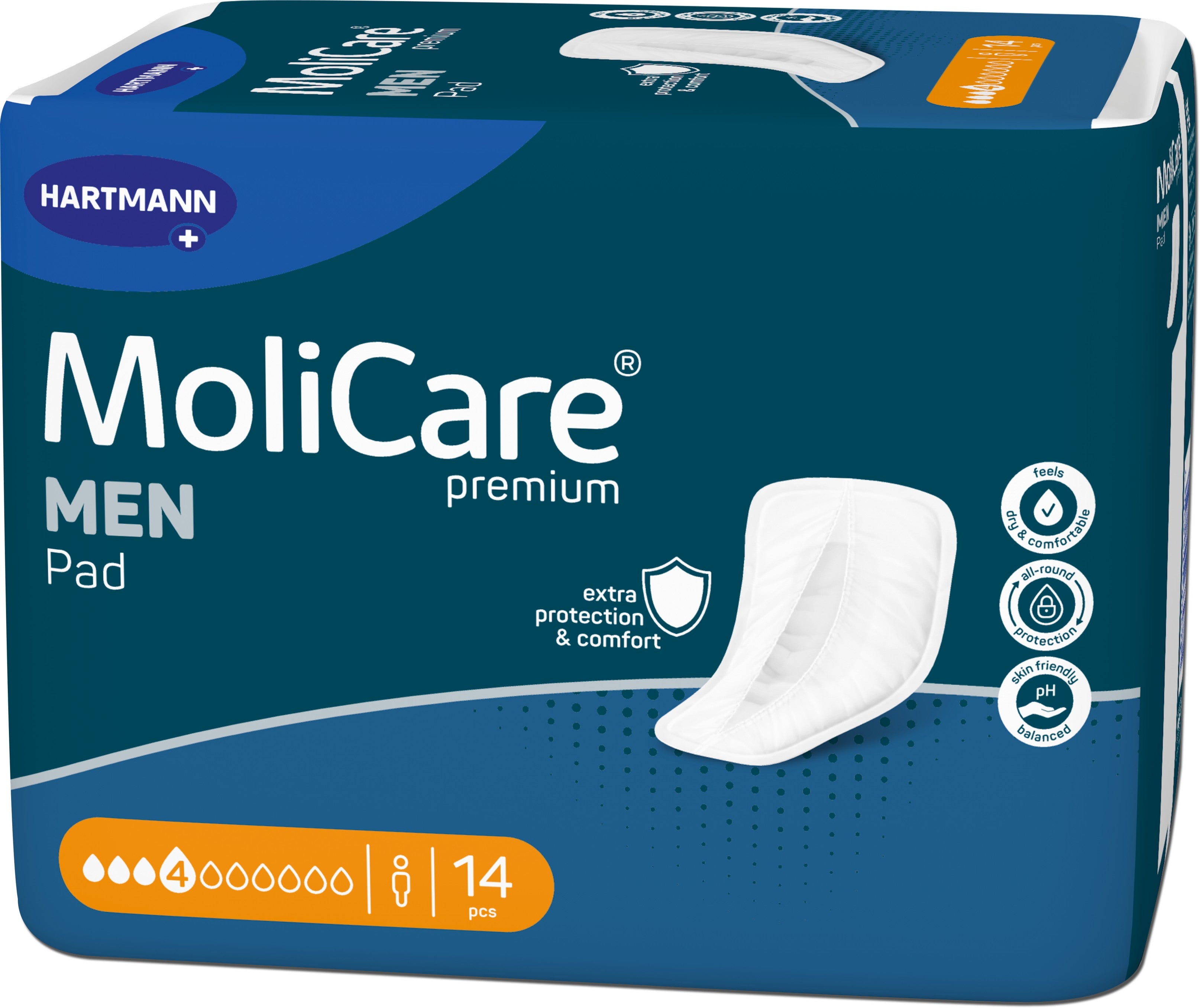 MoliCare Premium Men Pads 4 Drops 14 Pack