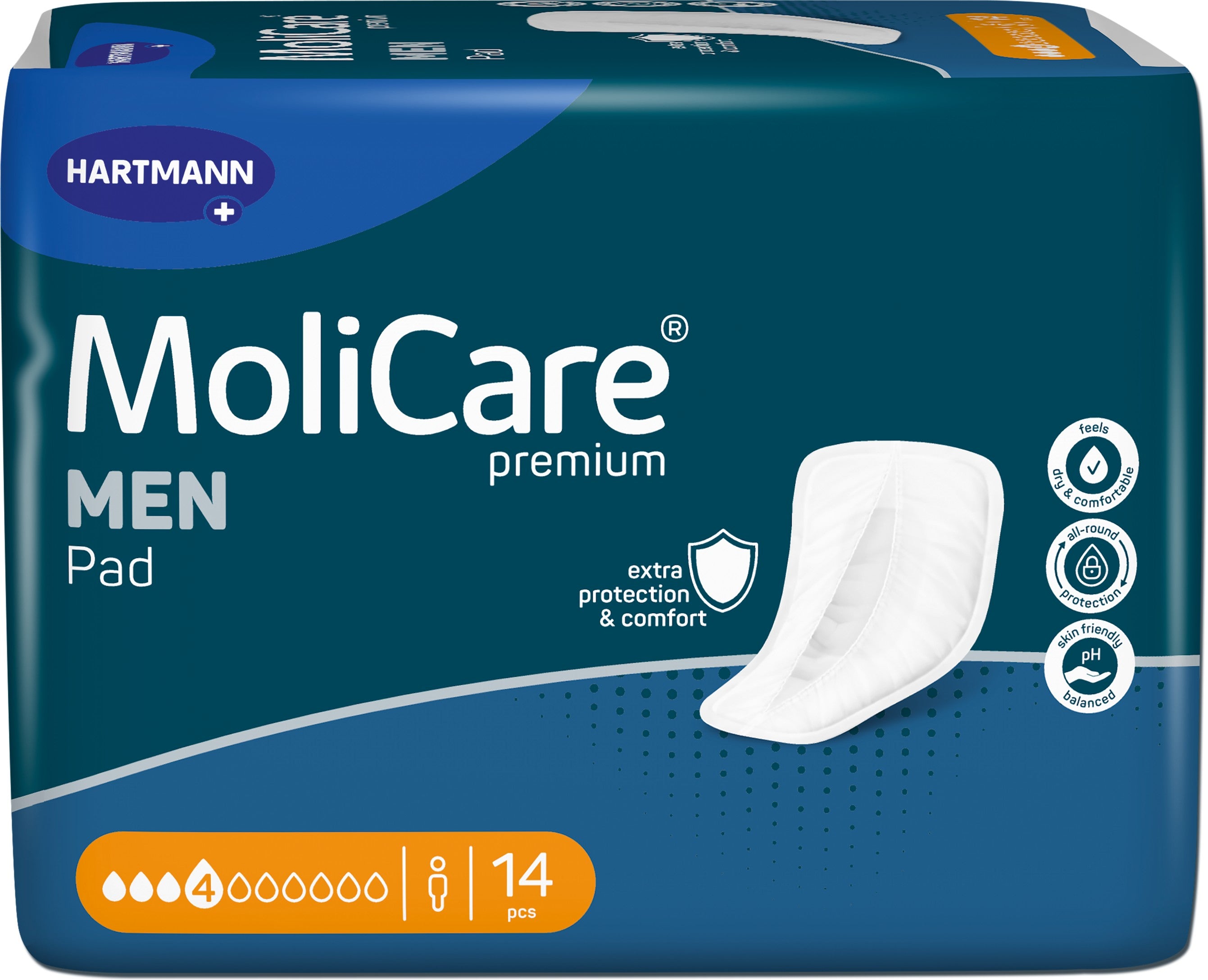 MoliCare Premium Men Pads 4 Drops 14 Pack
