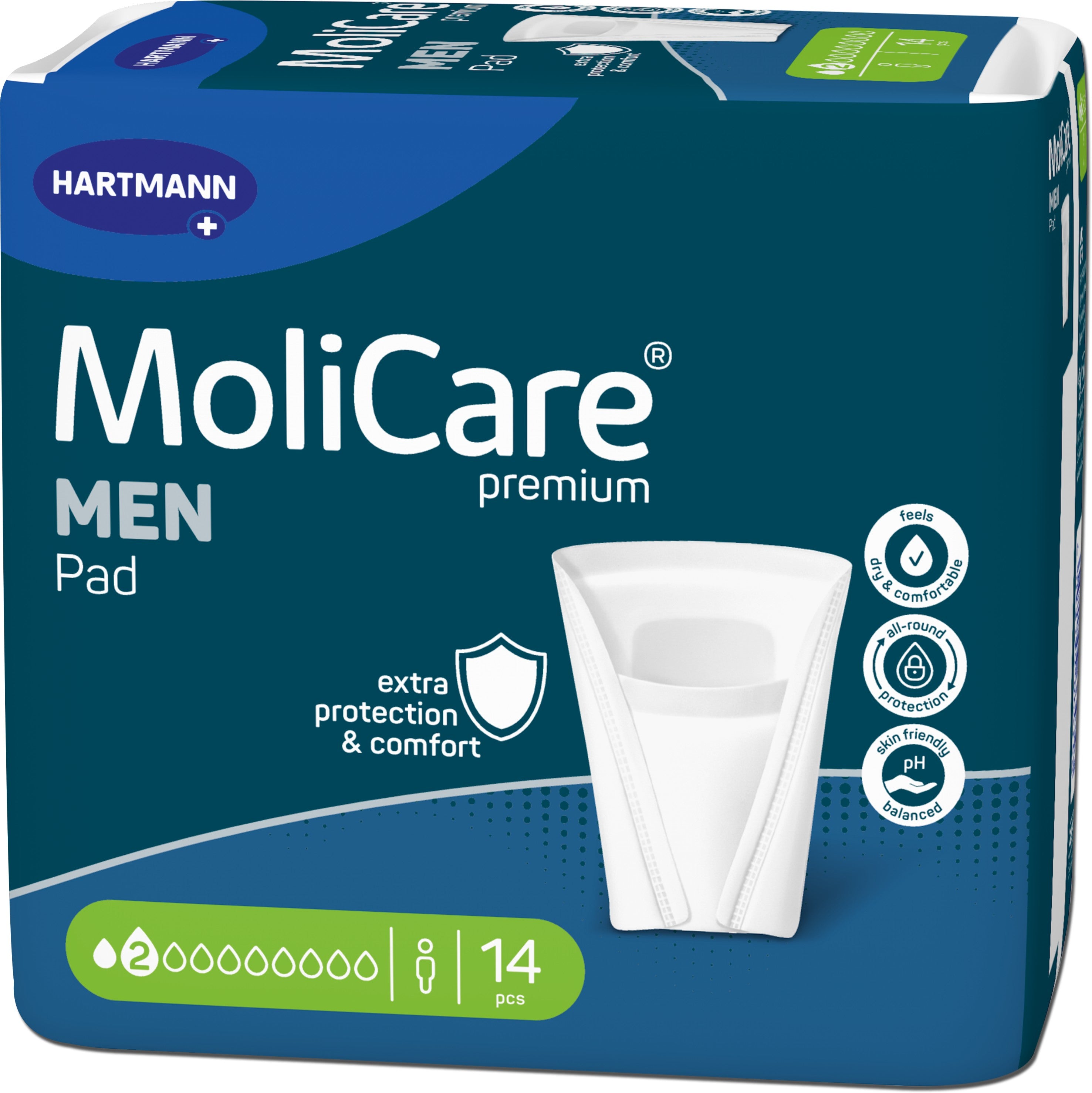 MoliCare Premium Men Pads 2 Drops 14 Pack