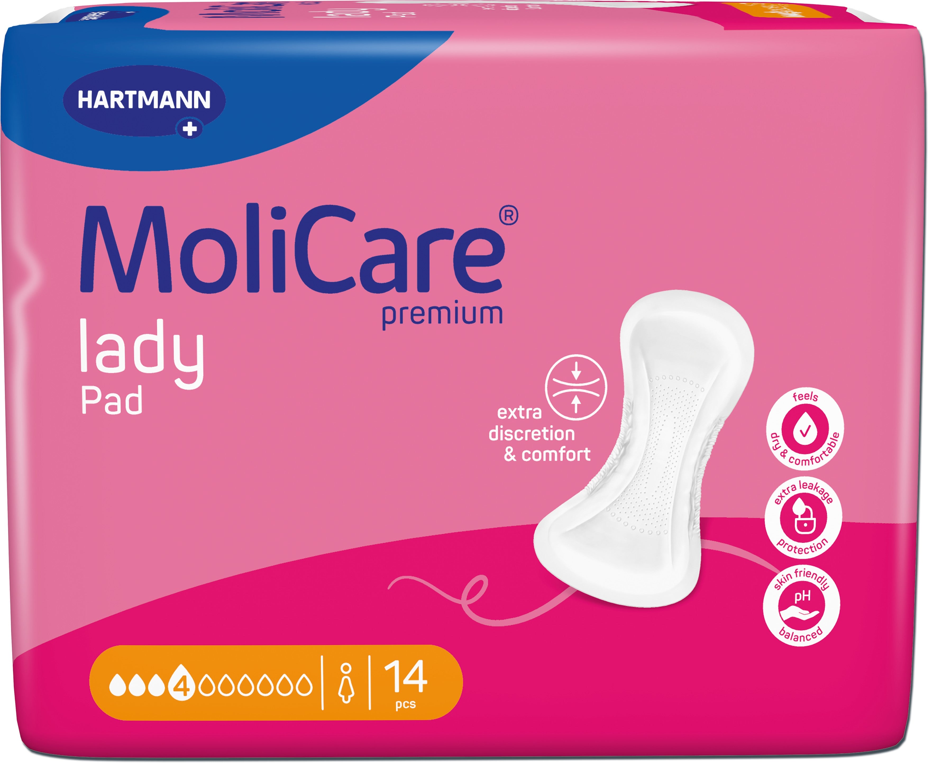 MoliCare Premium lady pad 4 Drops 14 Pack