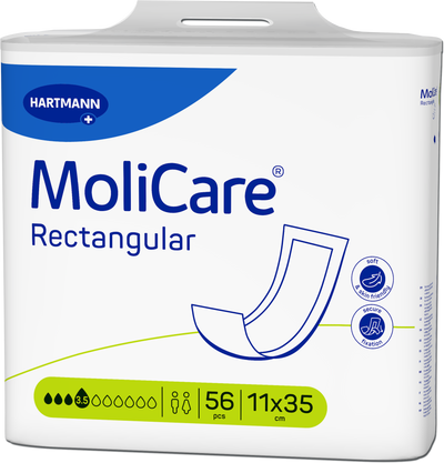 MoliCare Rectangular Pad 3.5 Drops 224 Pack