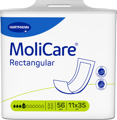 MoliCare Rectangular Pad 3.5 Drops 224 Pack