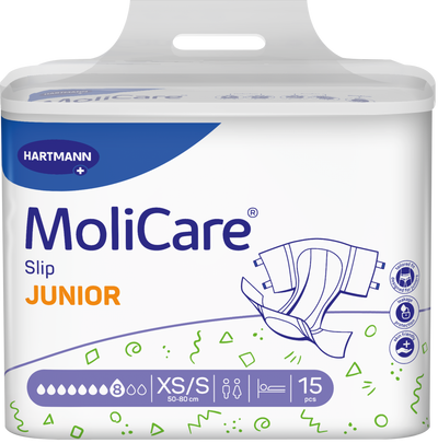 MoliCare Slip Junior 8D XS/S 15 Pack