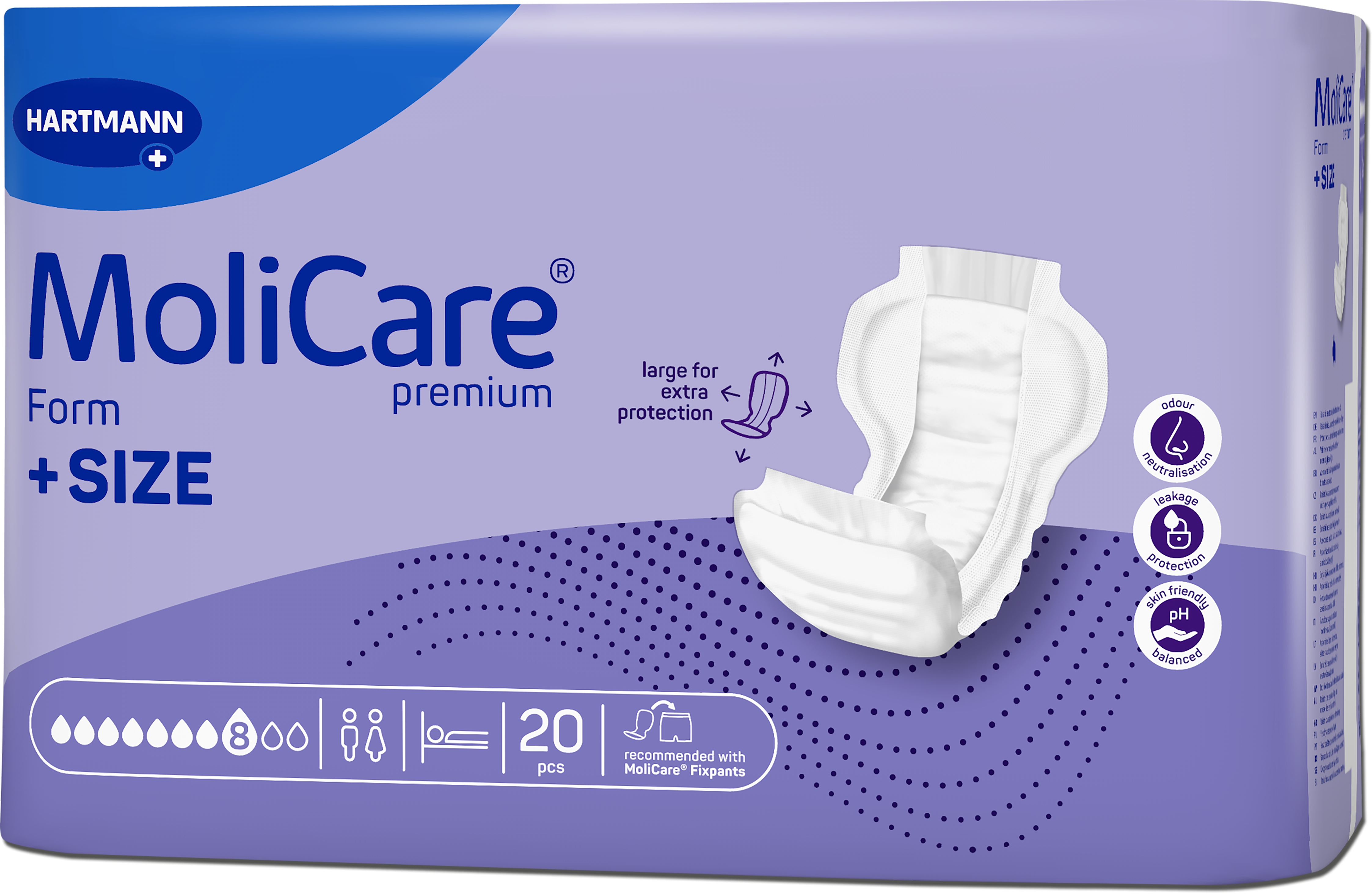 MoliCare Premium Form Plus Size 8D 20 pieces