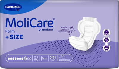 MoliCare Premium Form Plus Size 8D 20 pieces
