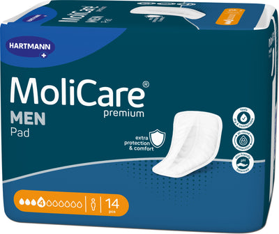 MoliCare Premium Men Pads 4 Drops 14 Pack