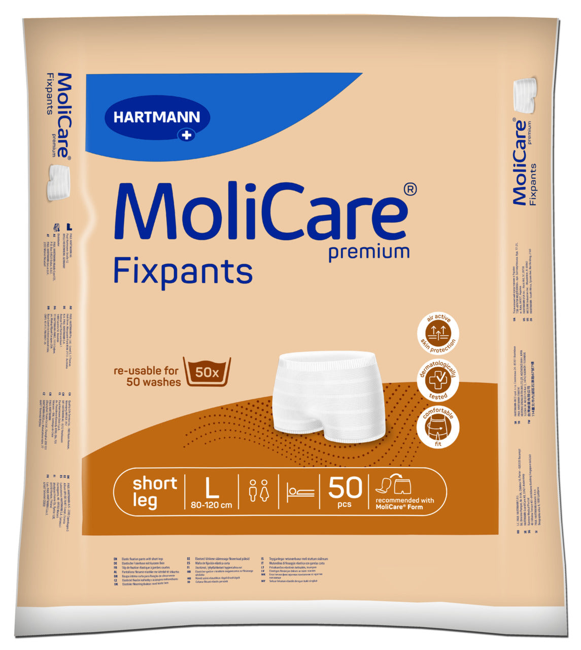 MoliCare Premium FixPants Short Leg 25 pack