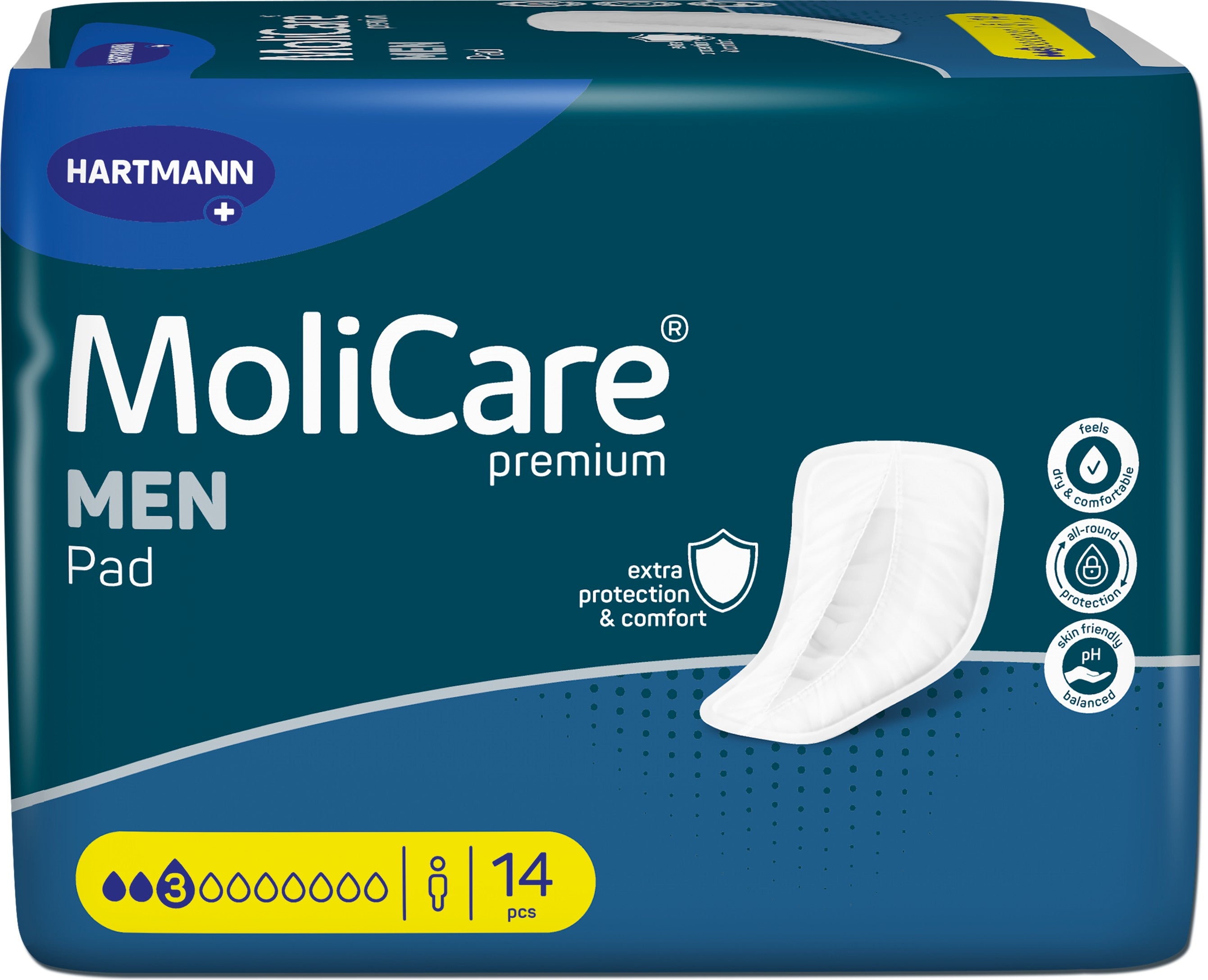 MoliCare Premium Men Pads 3 Drops 14 Pack