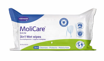 MoliCare Skin 3-in-1 Wet Wipes 50 pack